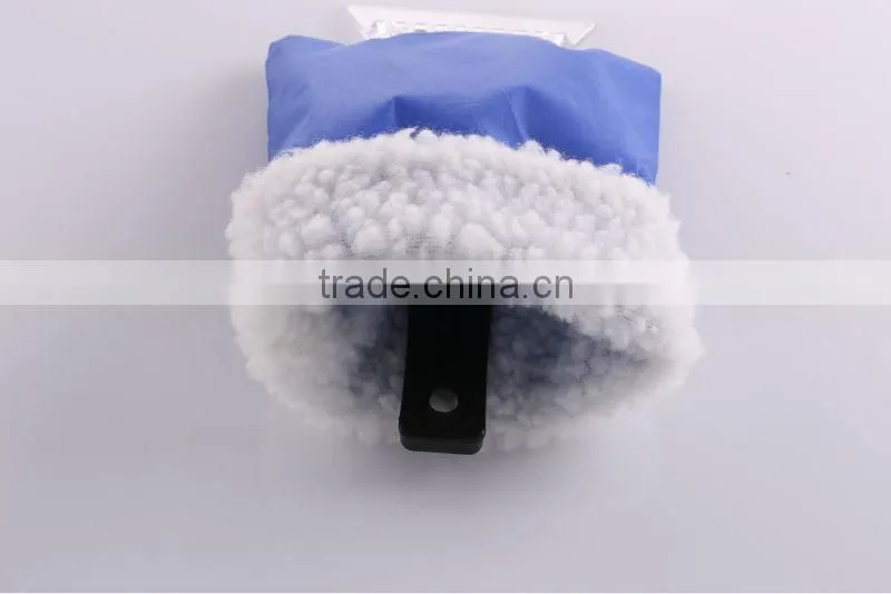 plastic car ice scraper with glove