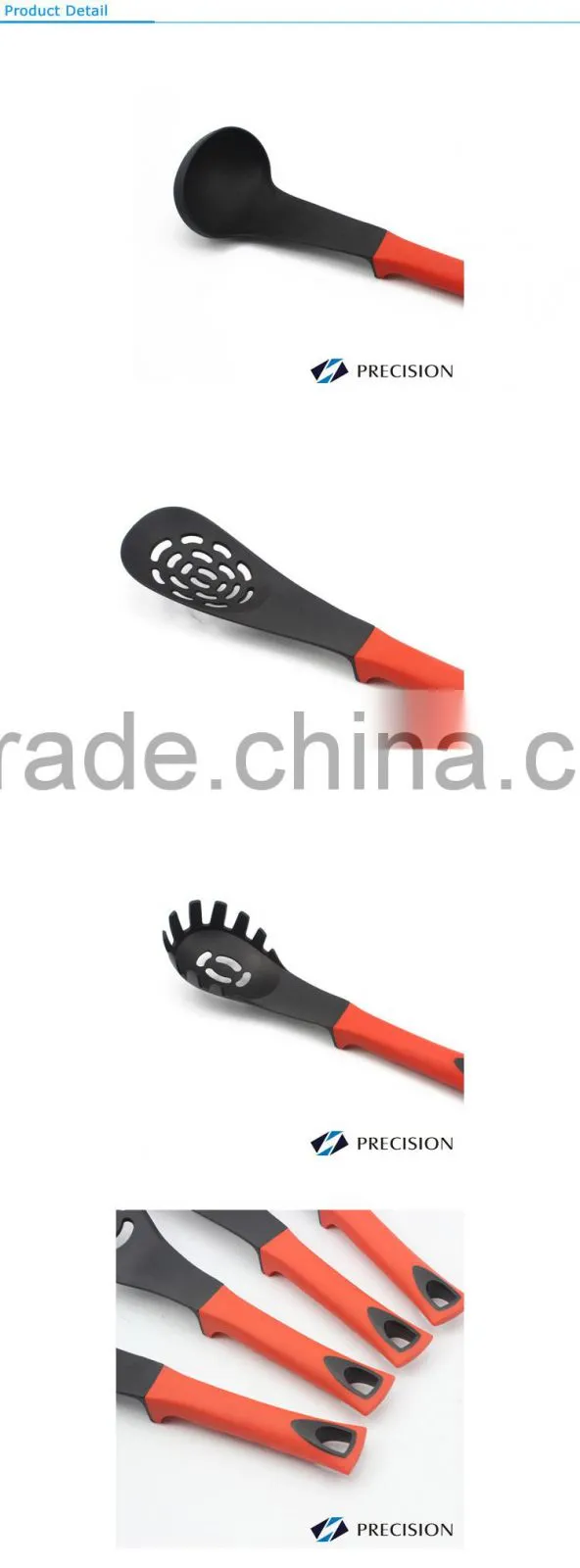 2016 Colorful Nylon Kitchen Untensil with TPR Handle