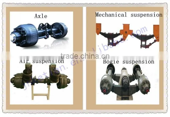 Trailer suspension semi trailer bogie suspension