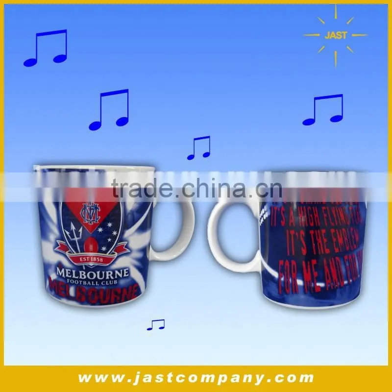 Christmas designed Waist drum-shaped ceramic mug