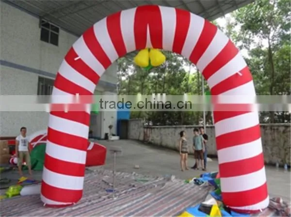 Merry Christmas arch for gift/inflatable decoration arch for Christmas celebration