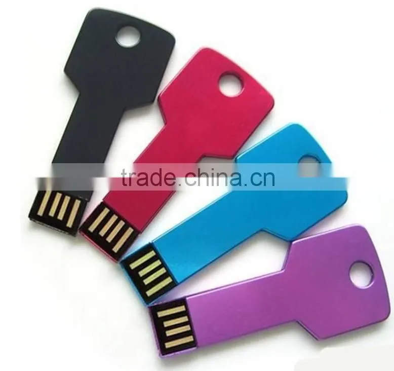Metal key flash drive, key u disk
