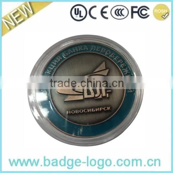 promotioanl high quality novelty decoration metal token coin for wholesale