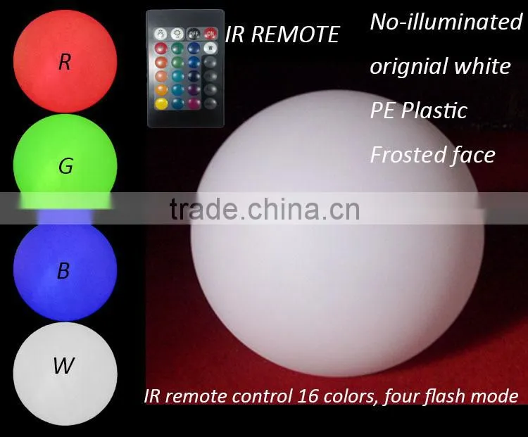wedding used multicolor flashing LED ball and LED cube with remote control