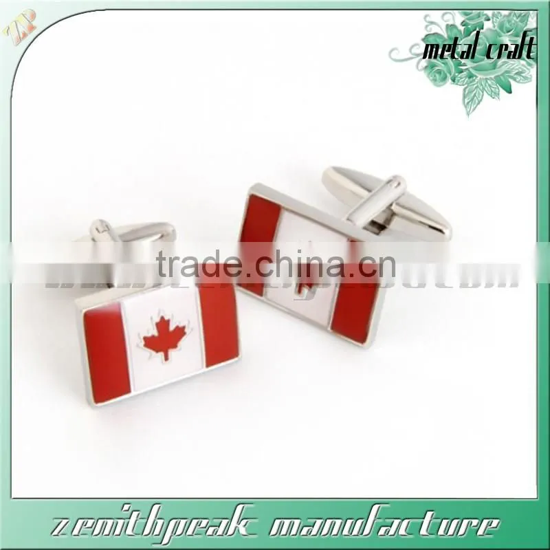 High quality cufflink factory metal animal head cufflink