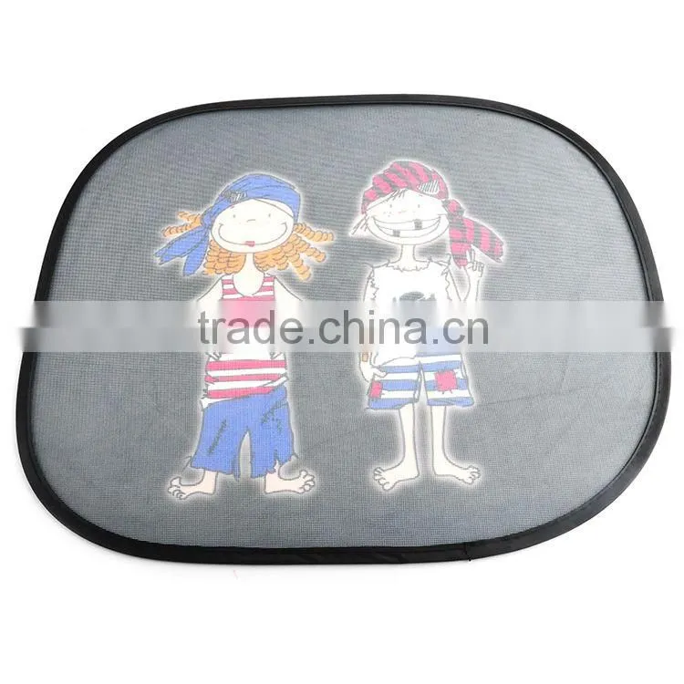 Nylon mesh fabric car sunshade/car side shade