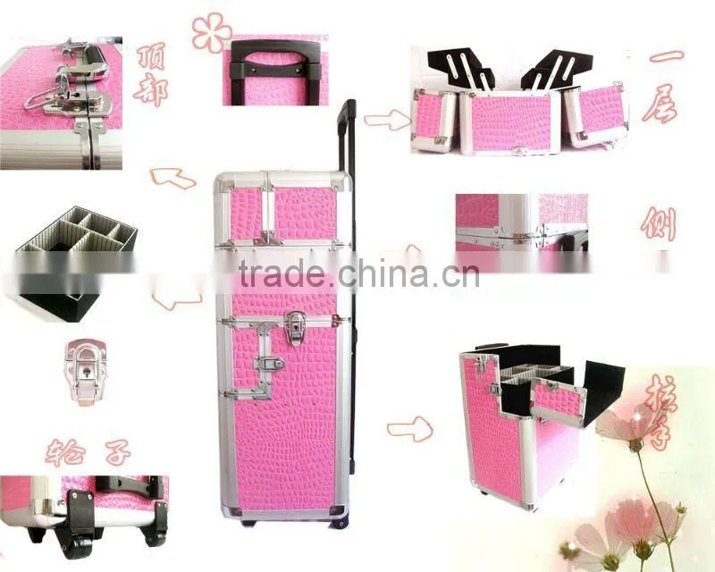 Professional salon nail tips case/empty container