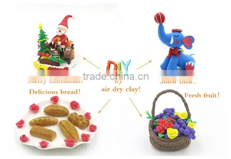 loufor super light modeling clay air dry polymer clay diy toys for kids