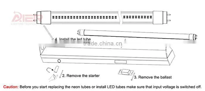 2014 new T8 tube motion sensor light for parking lot