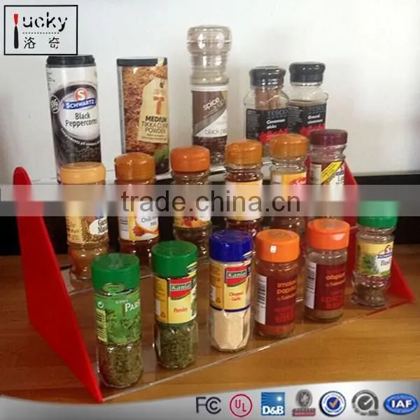 3 Tier Clear Acrylic Display Stand Rack Organizer Nail Polish Salon Wall Makeup Good Quality