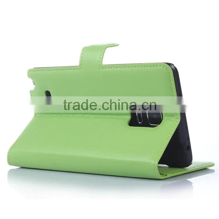 High Quality Leather Holster Card Wallet Folio Stand Flip Case Cover for Samsung GALAXY Note Edge N915
