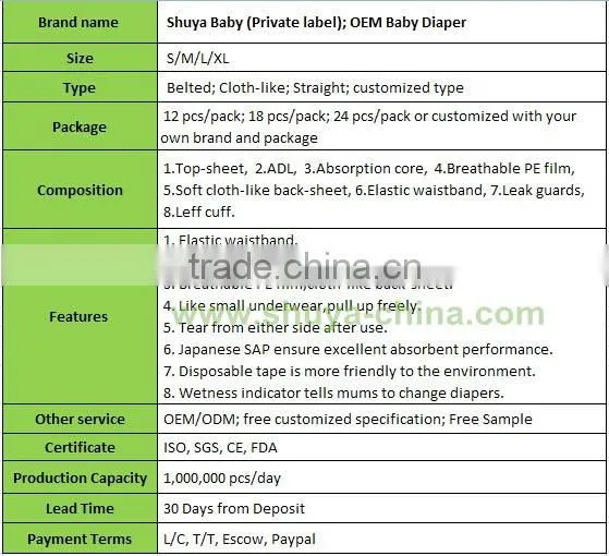 Baby Pants Diaper Distributor Sleepy Baby Diaper