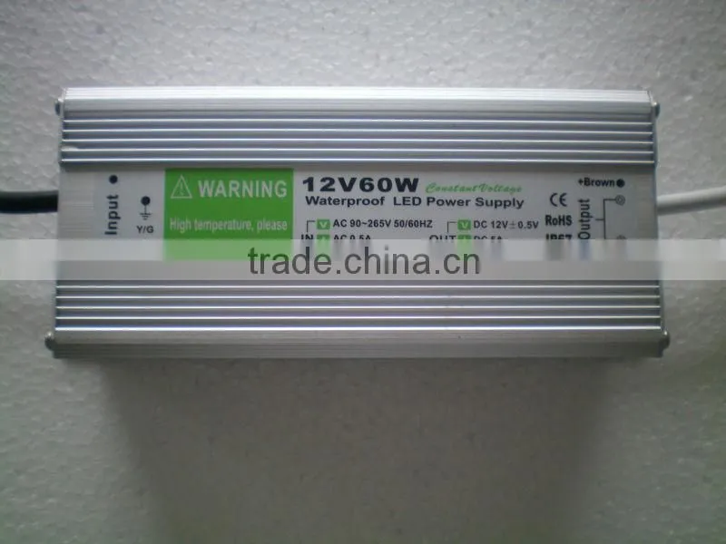 I67 waterproof 120W LED Driver with constant current