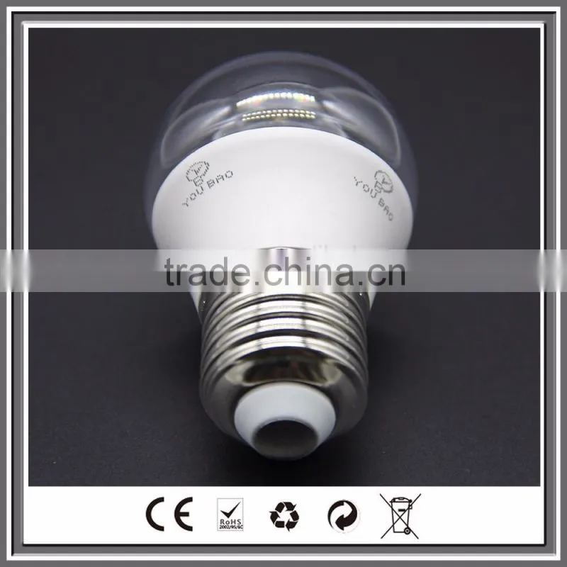 G45 6w e27 500 lumen led bulb light with CE RoHS