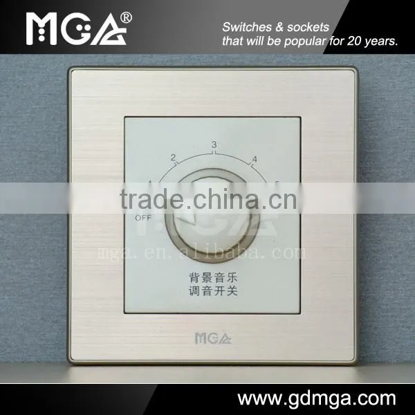 MGA A9 series 5 speed rotary volume control switch &variable speed control switch