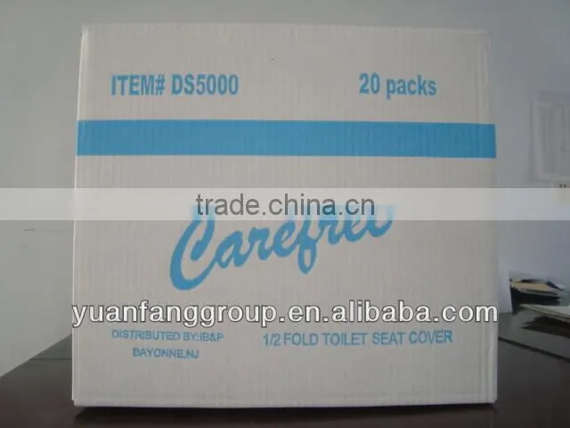 paper toilet seat cover/disposable toilet seat cover/disposable paper toilet seat cover
