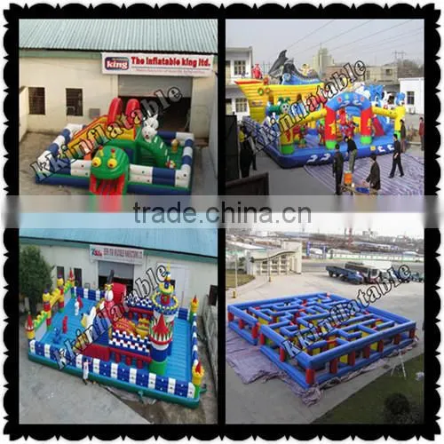 Used Commercial Inflatable Bouncer / Inflatable Trampoline amusement park Rentals