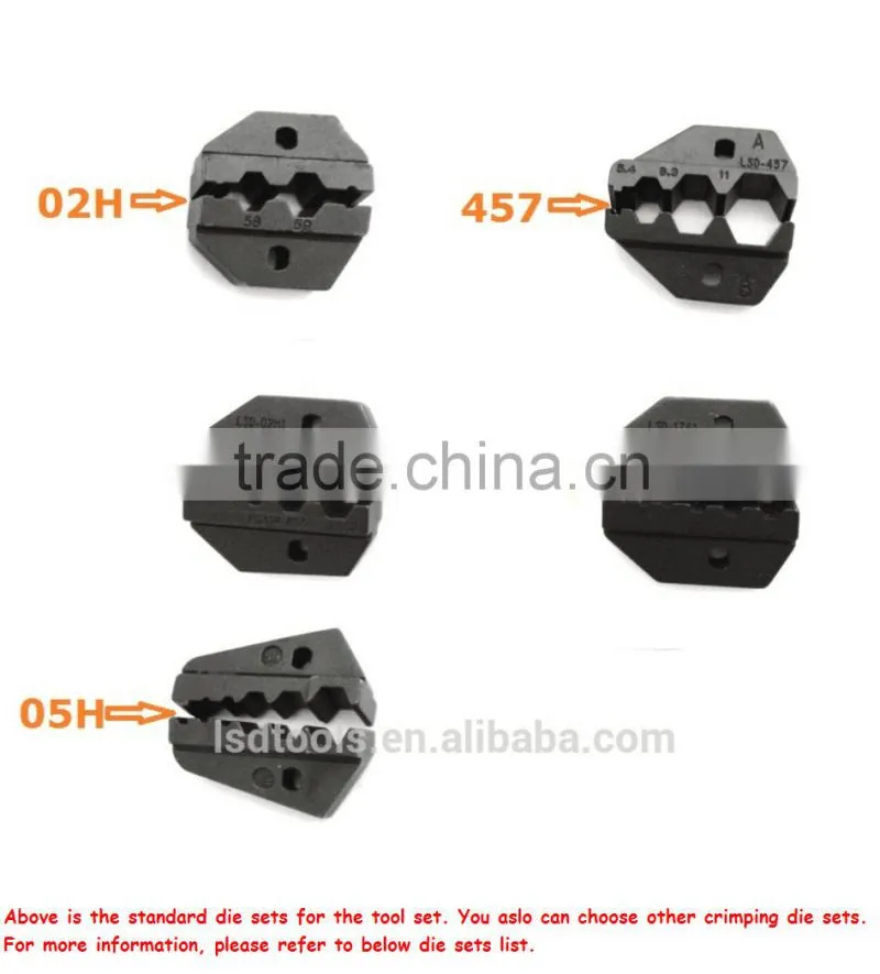 LSD good quilty AP-K05H Coaxial Crimping Tool kit with cable cu& replaceable dies for CCTV BNC coaxial cable connectors