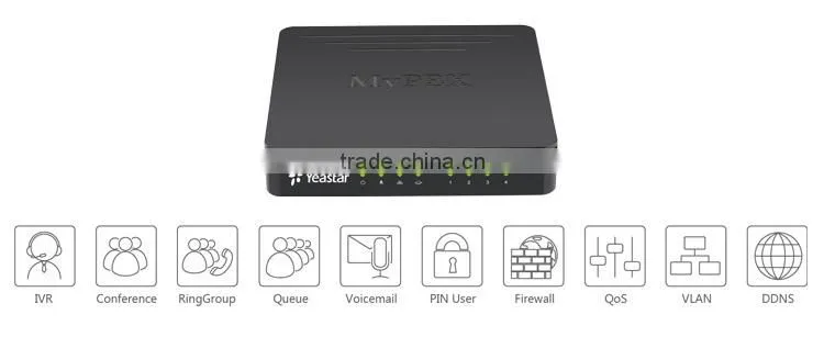 32 users Asterisk IP PBX System for SMB