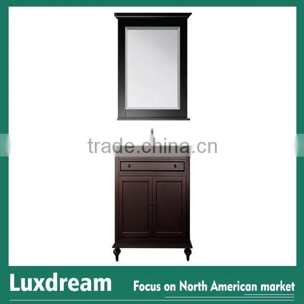 Traditional 24" floor bathroom vanity for North America market