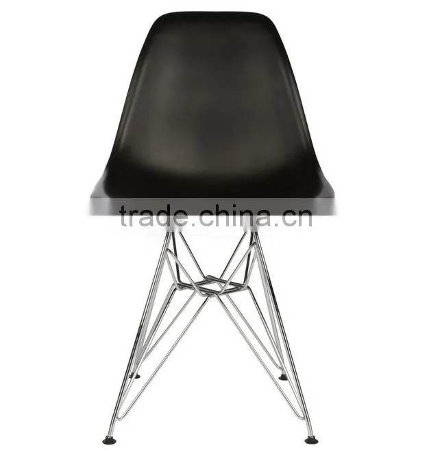 Designer Plastic Dining Side Rod Eiffel Base Chair