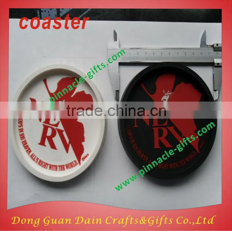 promotion custom printed drinking Good Quality Debossed silicone or PVC
