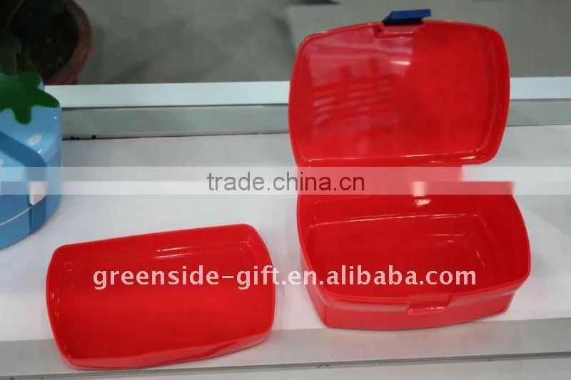 Promotional high quality health plastic lunch box for kids