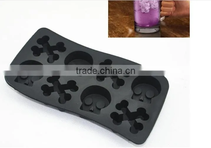 Skull Silicone cookies mold,Alibaba China cake mold,ice mold