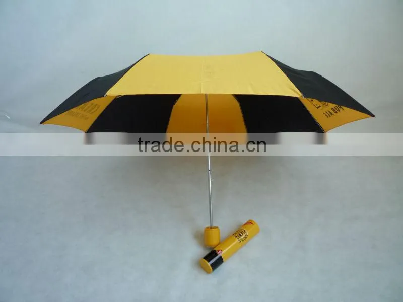 Fashion Design 3 Folds Wine Bottle Umbrella