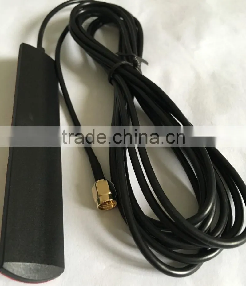 outdoor GPS GSM patch antenna with Adhesive Mounting