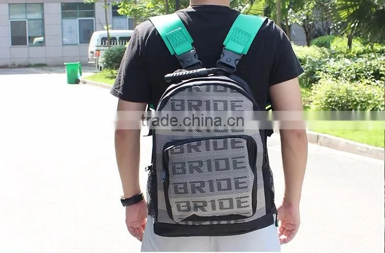 2016 New Design JDM SPARC* TAKAT* Style Bride Racing Backpack School Bag Luggage Bag With Disassembling Function