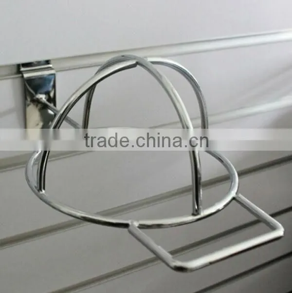 Nice Design Durable Metal cap hat rack for slatwall / gridwall