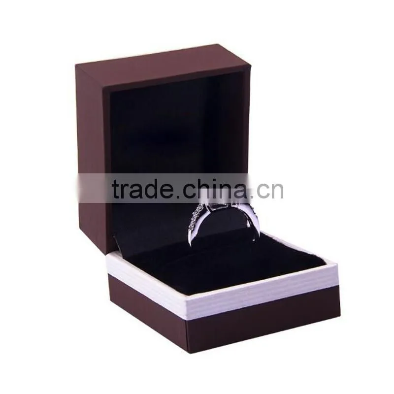 Luxury jewelry ring box with sleeve packaging