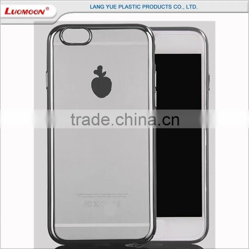tpu electronplate phone case cover for iphone 4 5 6 7 s se plus