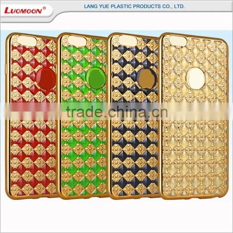 tpu electronplate phone case for iphone 5 6 s c se plus