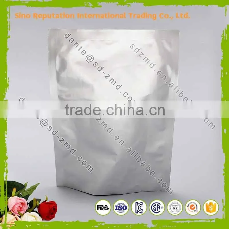 Alibaba China stand up tea bag with zipper plastic bags