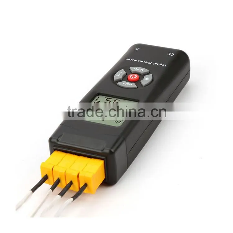 types of thermometers industrial thermometer with four Type K thermocouples input