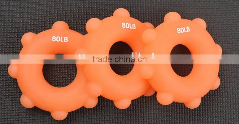 Newest Wholesale High Quality Exercise Equipment Colorful Eco-friendly Silicone Massage Gripping Ring