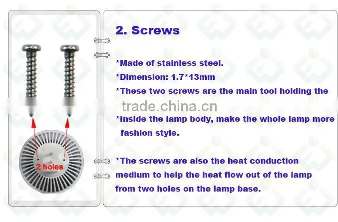 WEJ new high quality led lamp dimmable gu10 led /gu10
