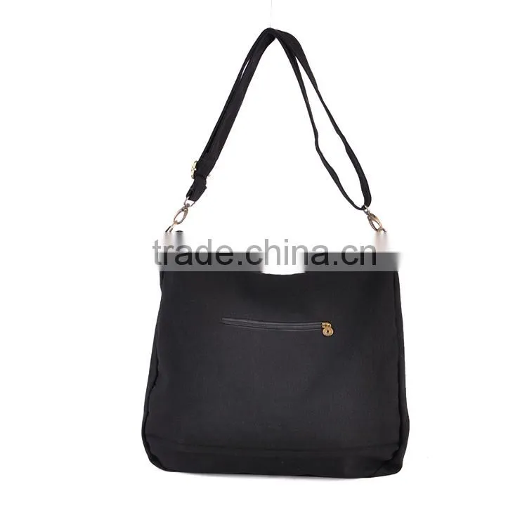 Embroidery shoulder bag canvas women handbag cheap lady bag embroidery bag with bells