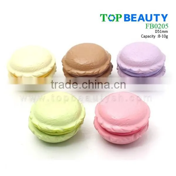 FB0205-2 New arrival Macaron cute lip balm fruit flavor lip balm container