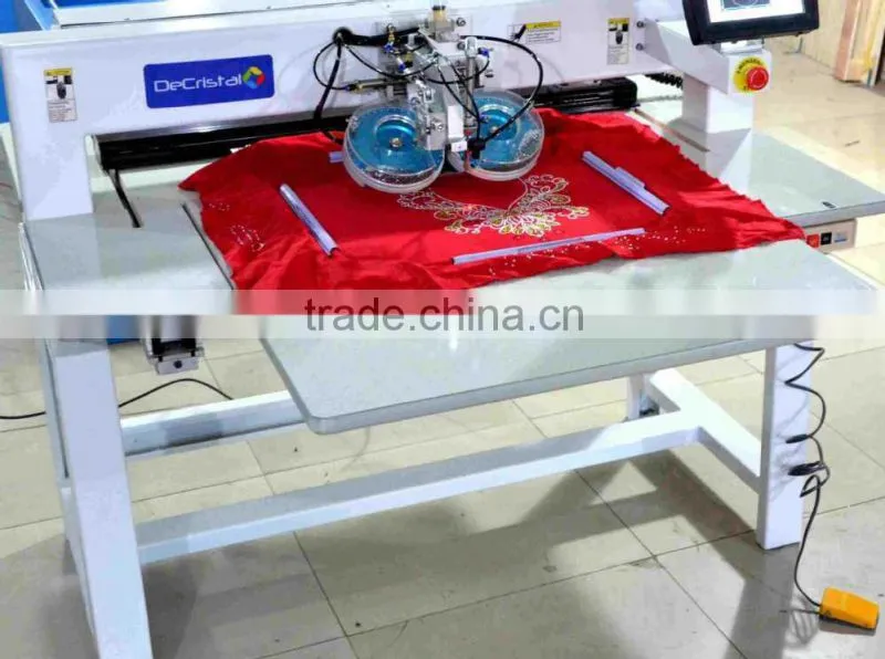 DeCristal automatic strass fixing machine (strass ,rhinestones)