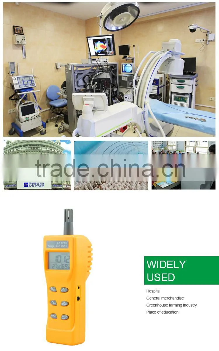 Portable Indoor Air Quality Monitor CO2 Gas Detector