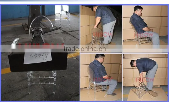 acrylic ballroom/hotel/ chair transparent acrylic chair