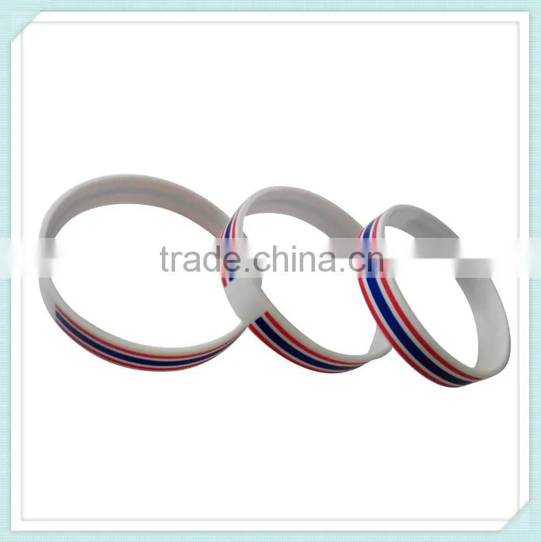 rubber silicon chip wristband rubber charm bracelet 2015