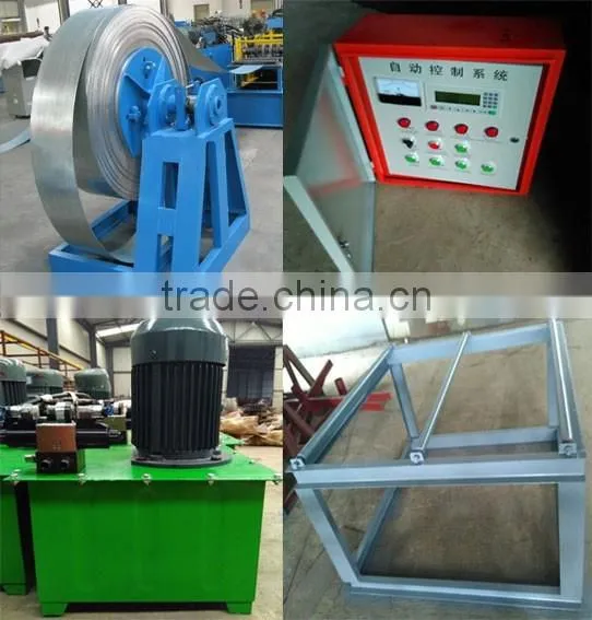 Precoated plate rolling shutter door forming machine