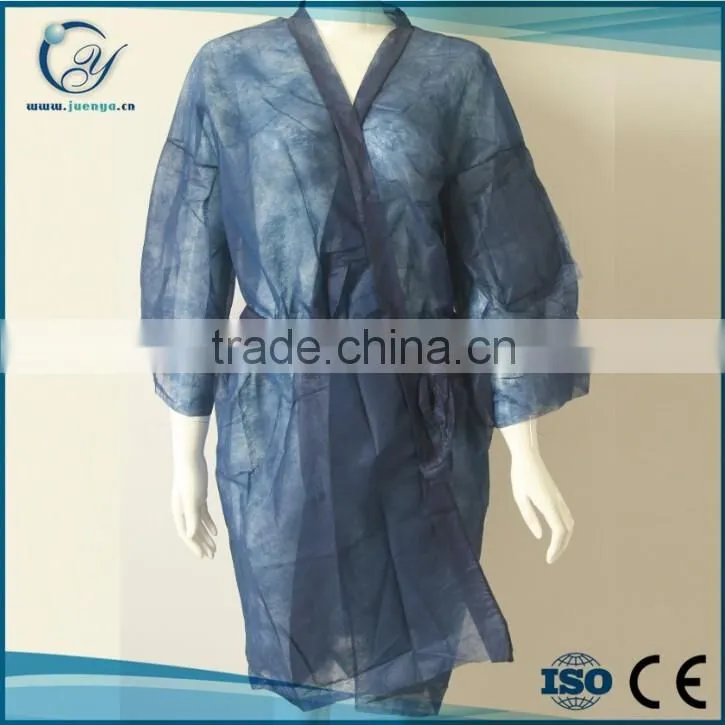 disposable nonwoven PP salon kimono SPA and salon gown bathrobe
