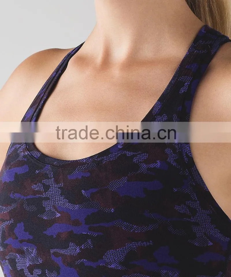 Best quality plain sports gym tank top for women singlet