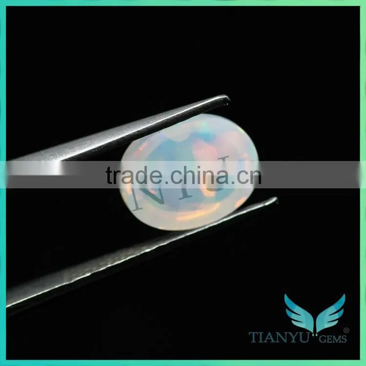 TianYu Gems african opal stone, opal cabochon stones, milky white opal