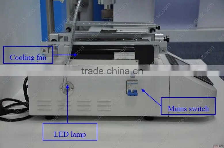 Laptop motherboard repair station with desoldering and soldering function